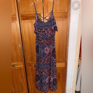American Eagle Outfitters Paisley Maxi Dress L